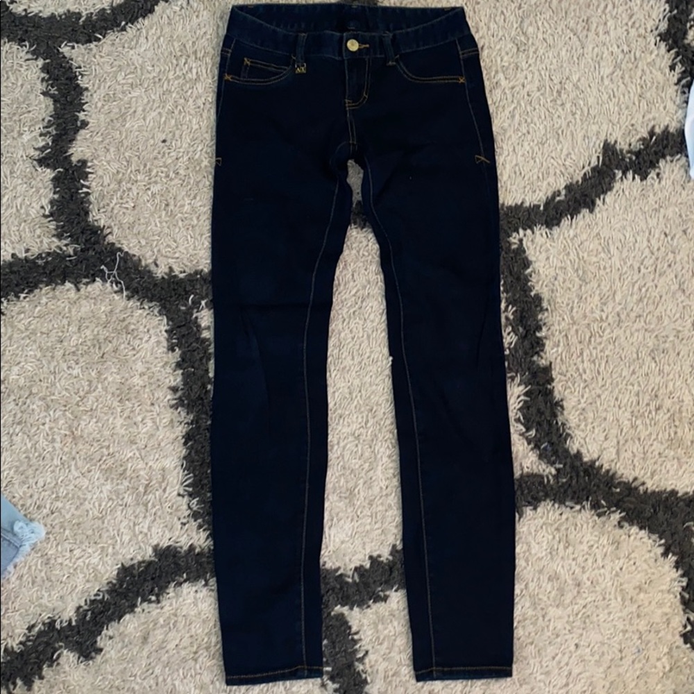 skinny dark wash jeans